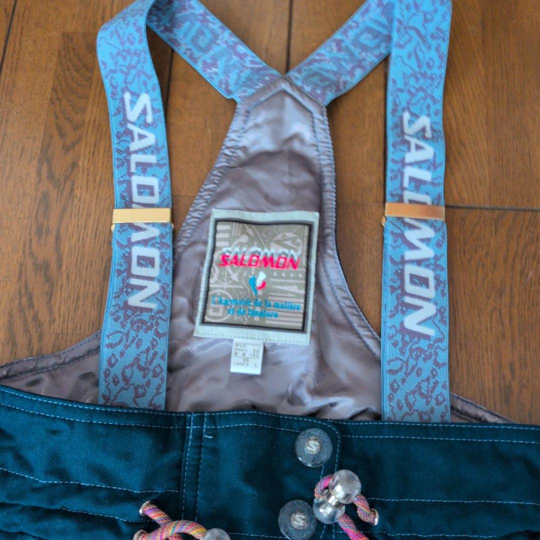 SALOMON ソロモン　レディーススキーウェア 上下＋ベスト付き　L サイズ