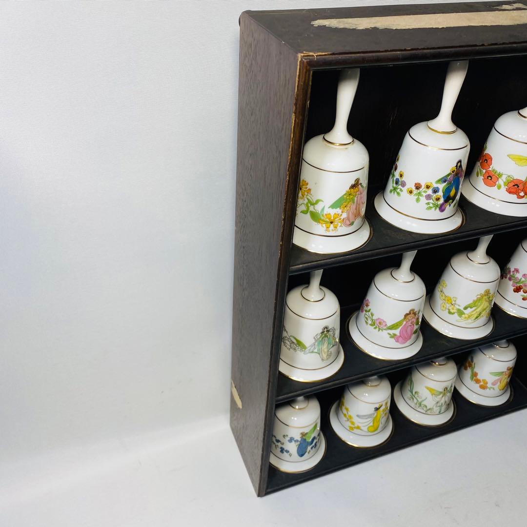 FRANKLIN PORCELAIN ハンドベル 置物 12点 セット 陶器