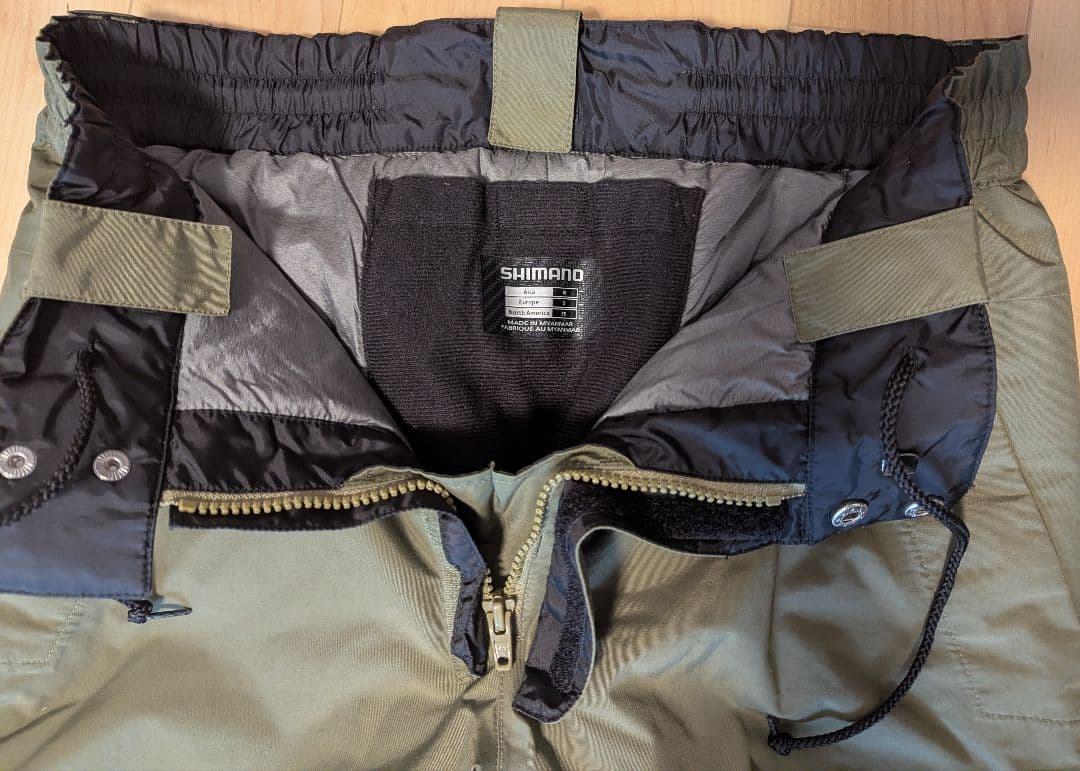 シマノ DSエクスプローラーウォームパンツ RB-04PS カーキ M