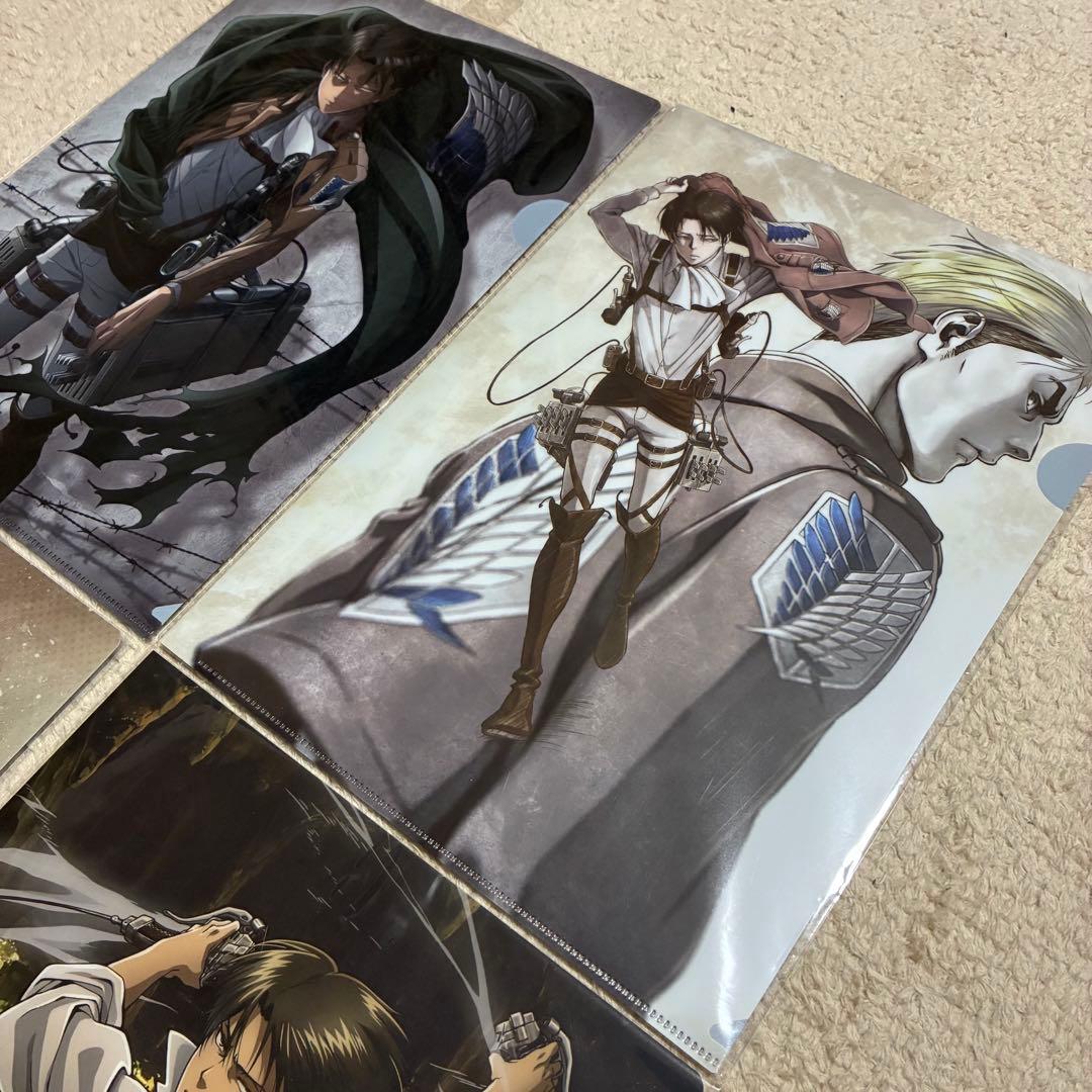 未使用品★進撃の巨人★クリアファイル★まとめ売り★リヴァイ