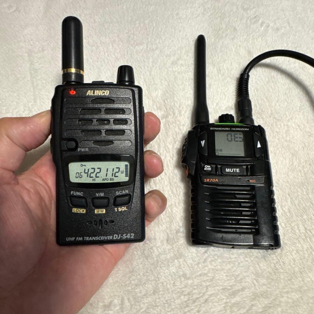 アルインコDJーS42無線機