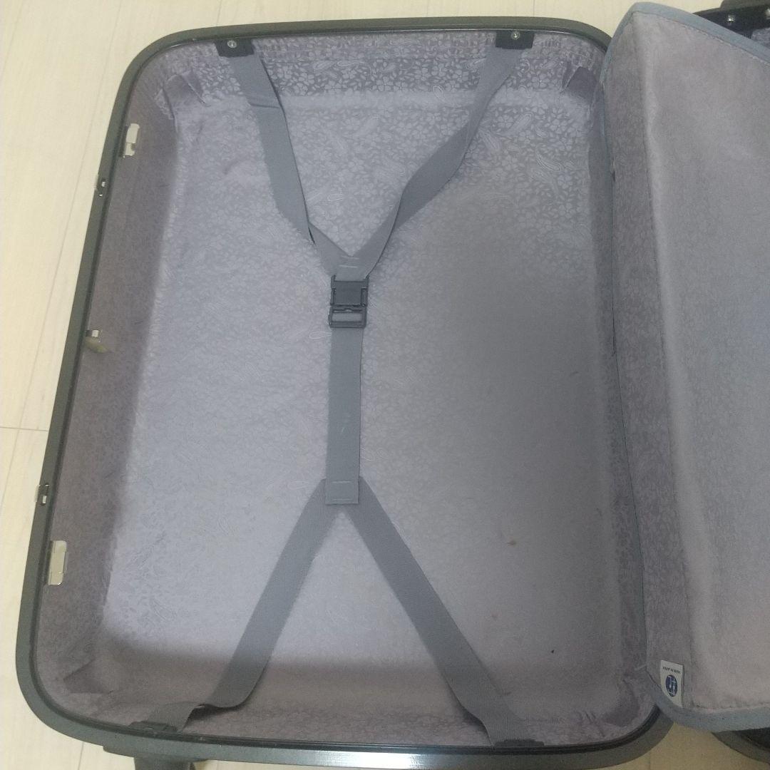 【美品】Samsonite シルバー 中型 ハード キャリーケース スーツケース