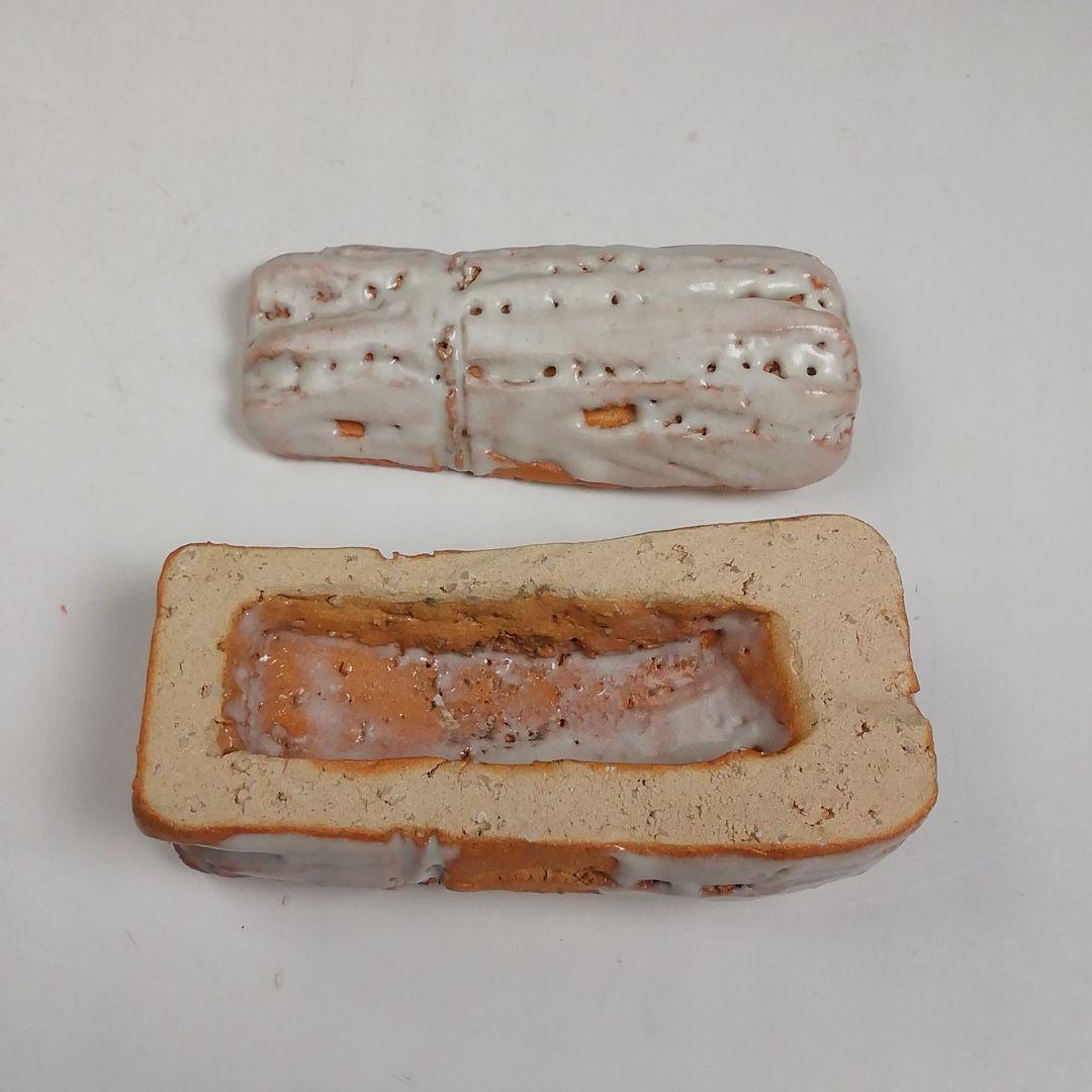 Ｔ９５９　香合　『萩焼』『丹妙山　宇田川聖谷』　共箱　茶道具