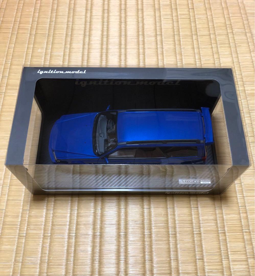 イグニッションモデル 1/18 ニッサン STAGEA 260RS ブルー 新品
