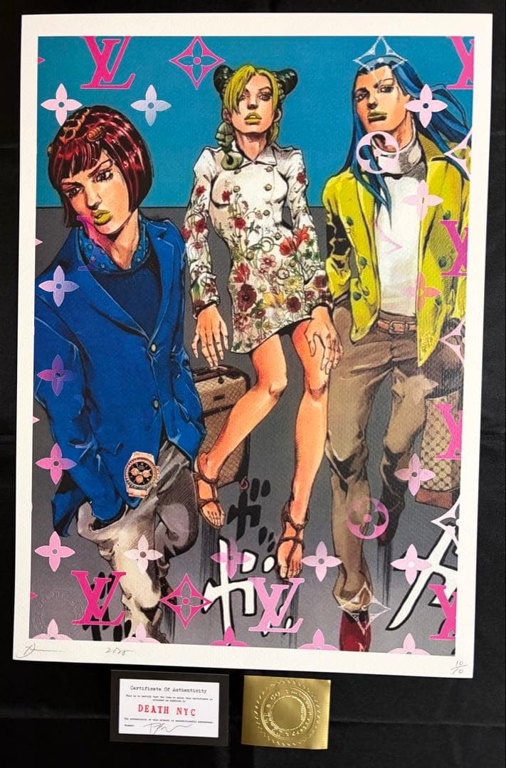 ★世界限定10枚★ DEATH NYC アート ポスター jo102