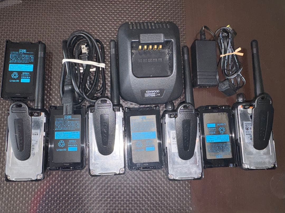 KENWOOD TPZ-D503 トランシーバー 4台充電器3台付き