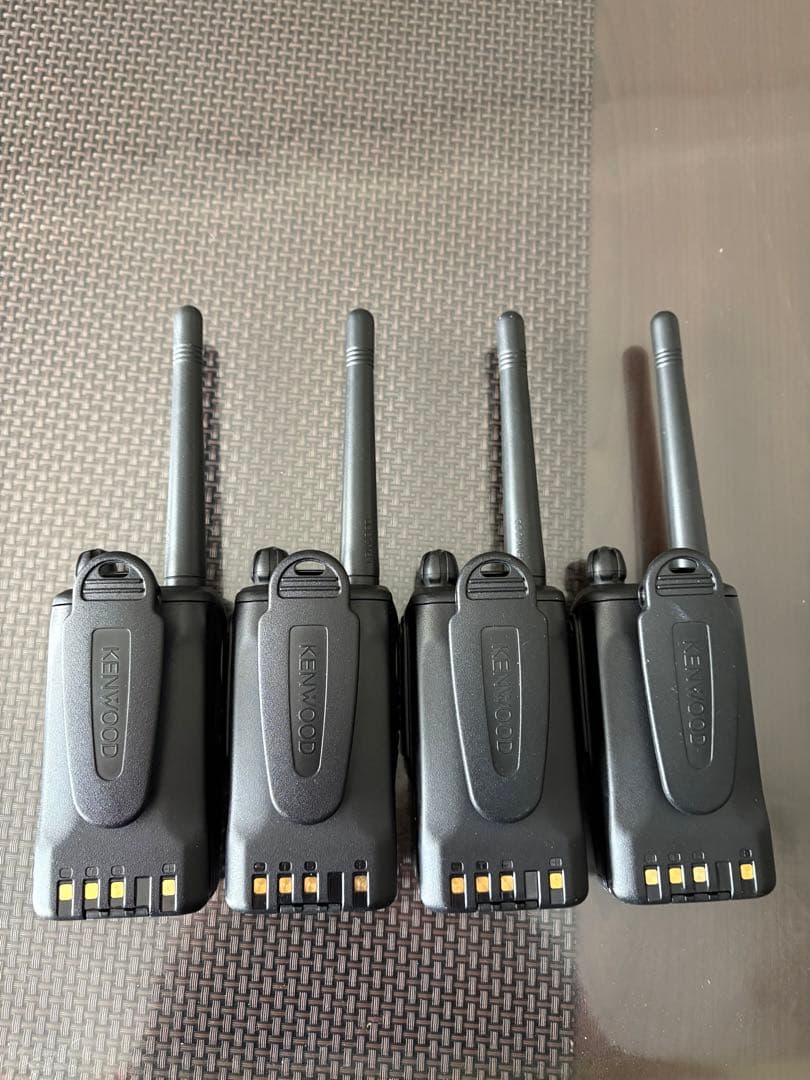 KENWOOD TPZ-D503 トランシーバー 4台充電器3台付き