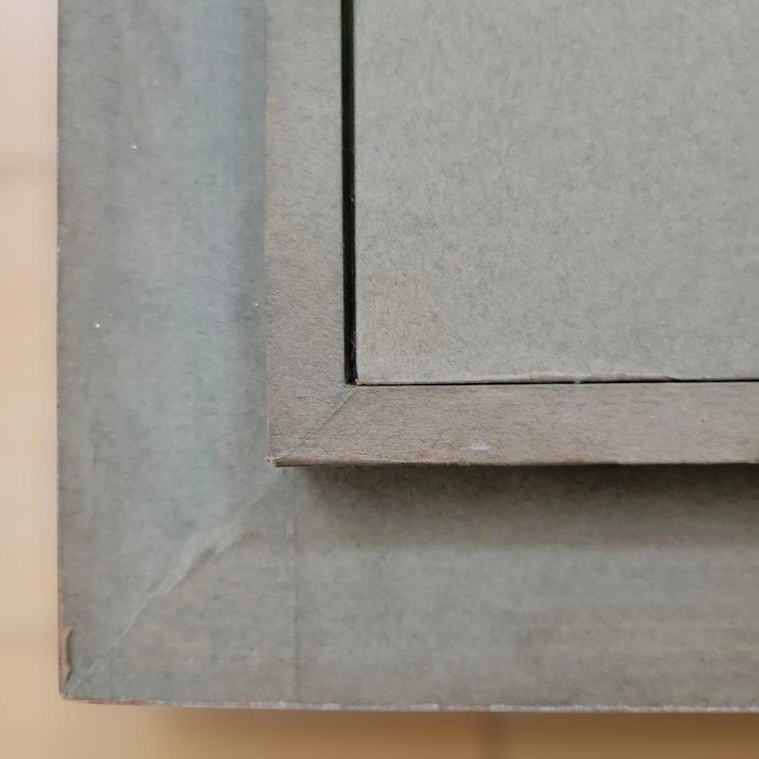 風景画 油彩画 木製フレーム付き　作者 m.satoh