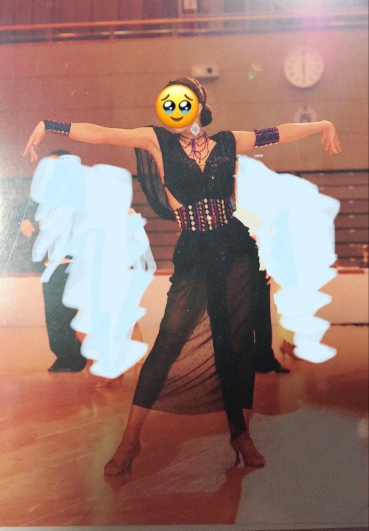 最終値下げ！社交ダンス ラテンドレス タカダンス　アクセサリー・衣装袋付き