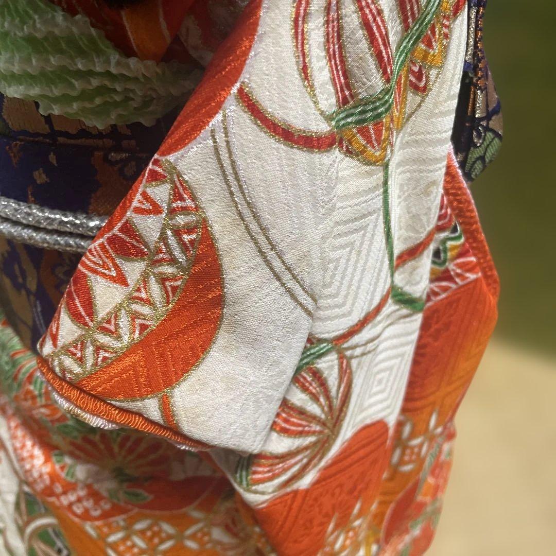 茶運人形 約45cm 和柄着物