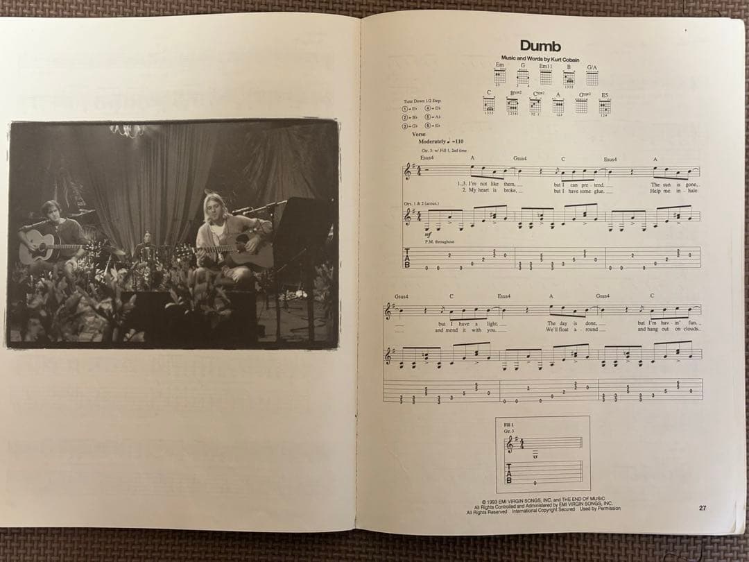 NIRVANA ニルヴァーナ ギタースコア バンドスコア 5点　おまけ付き