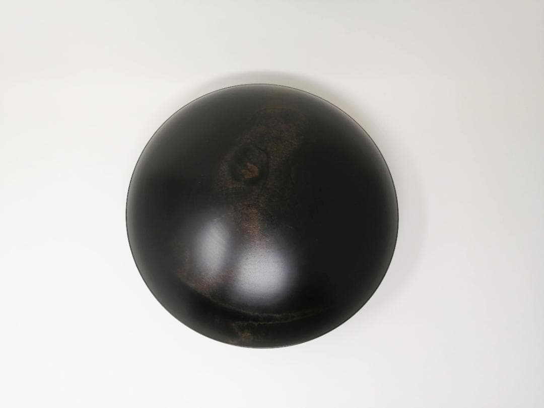 浄法寺塗　食籠（じきろう）　大　拭き漆　どらやき型　国産木地　三浦春馬