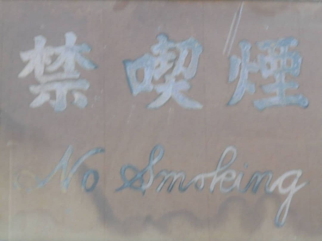 AKa6863　禁喫煙　ＮｏＳｍｏｋｉｎｇ　看板