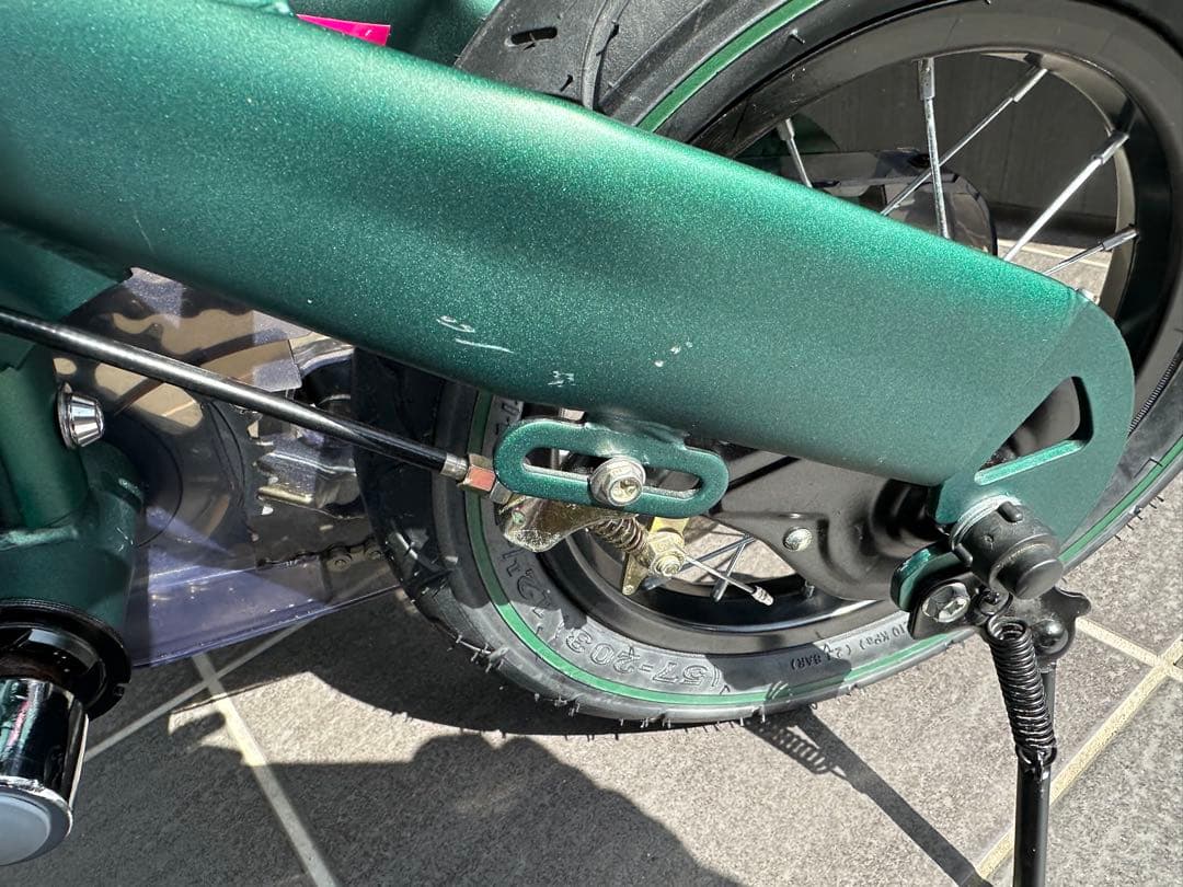 へんしんバイク　緑色