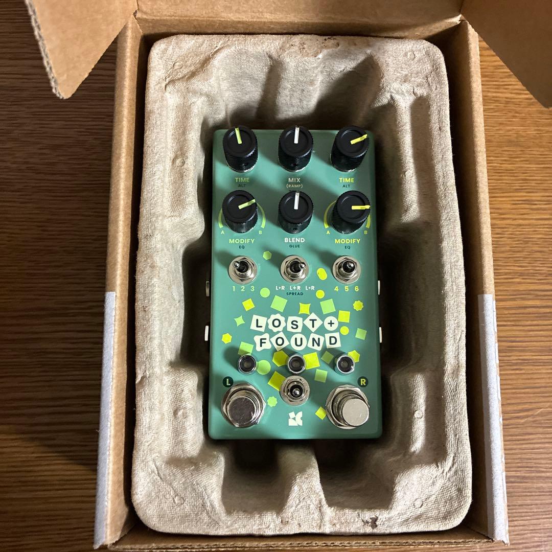 ギター chase bliss audio lost + found