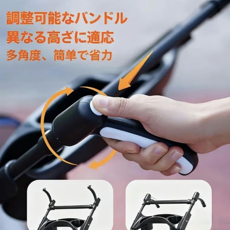 人気✨折りたたみ式ペットカート4輪軽量犬猫用カート取り外し可能なキャリーカート