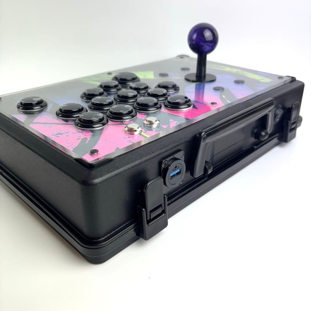 ジャンプボタン搭載 Qanba Gravityレバー スト6 アケコン a4