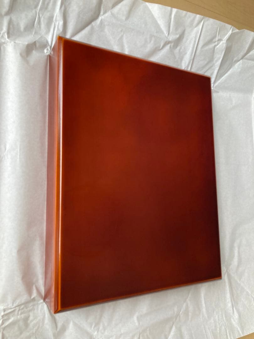 【新品未使用】飛騨春慶塗　文箱　A4版対応　手文庫　書類ケース　伝統工芸品