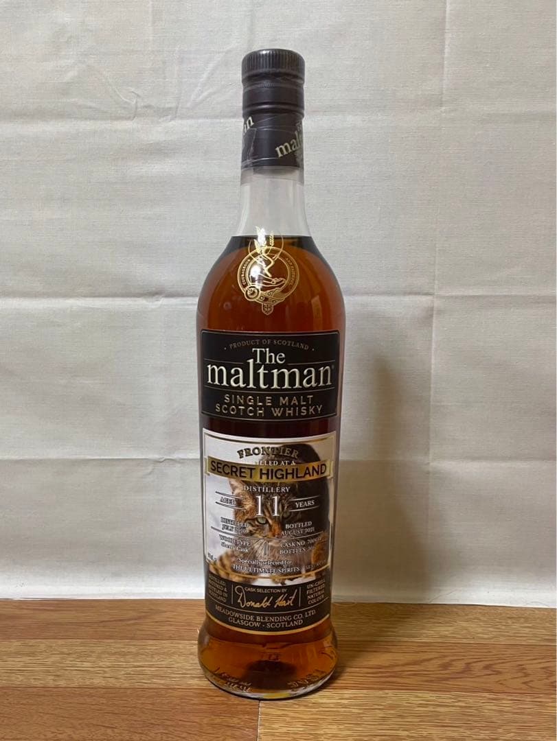 ラダーPB モルトマン シークレットハイランド11年2010 シェリーカスク