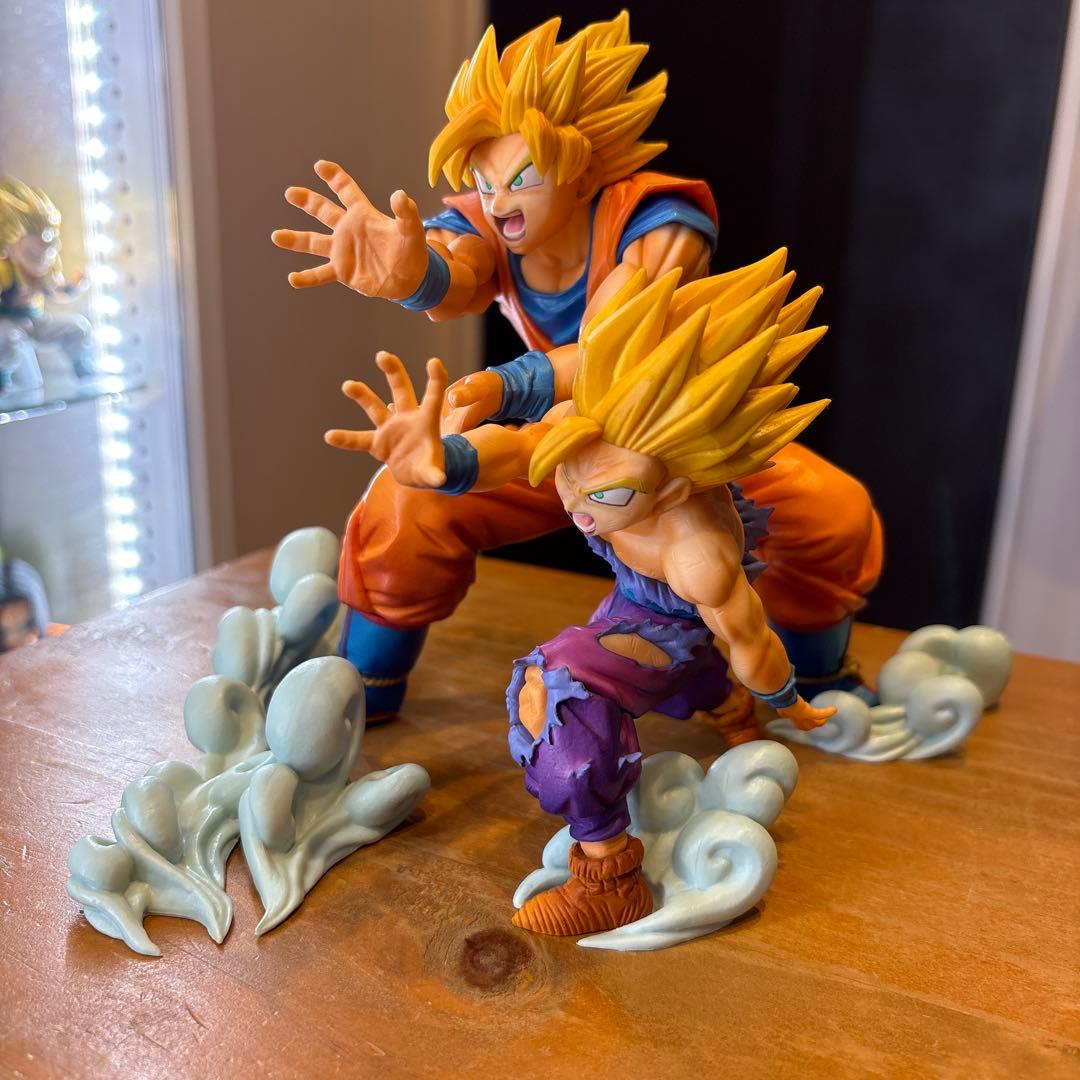 ドラゴンボール　一番くじ　A賞　親子かめはめ波 孫悟空&孫悟飯