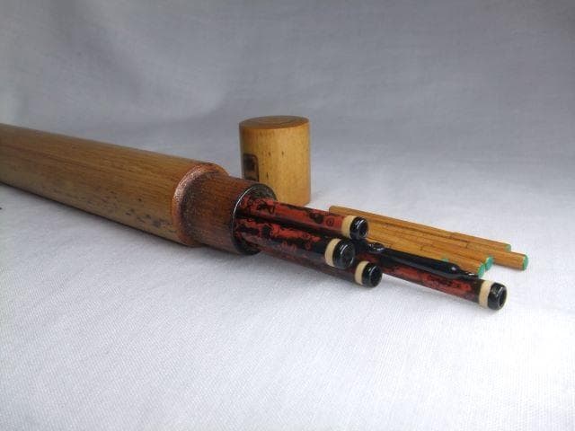 和竿　タナゴ竿　矢竹古竹　95