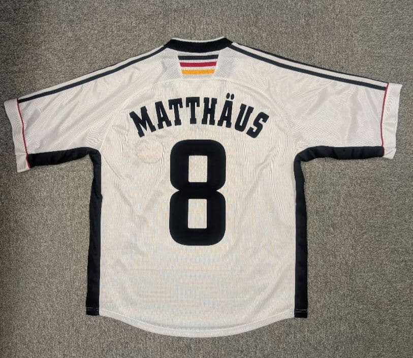 98 ドイツ代表 ホーム 半袖 8 マテウス ユニフォーム