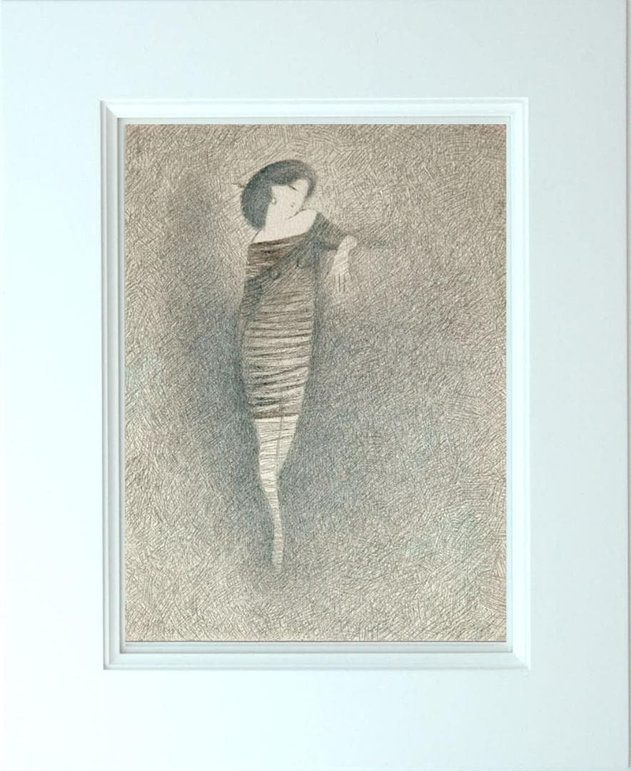 油絵 菅家令子 絵 絵画 インテリア 額付(銀) F3-010111 人物 女性