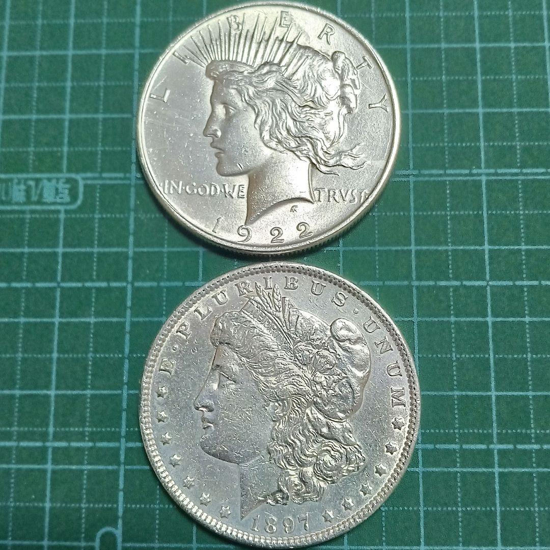 m*o様 モルガンダラーとピースダラー(2枚セット)