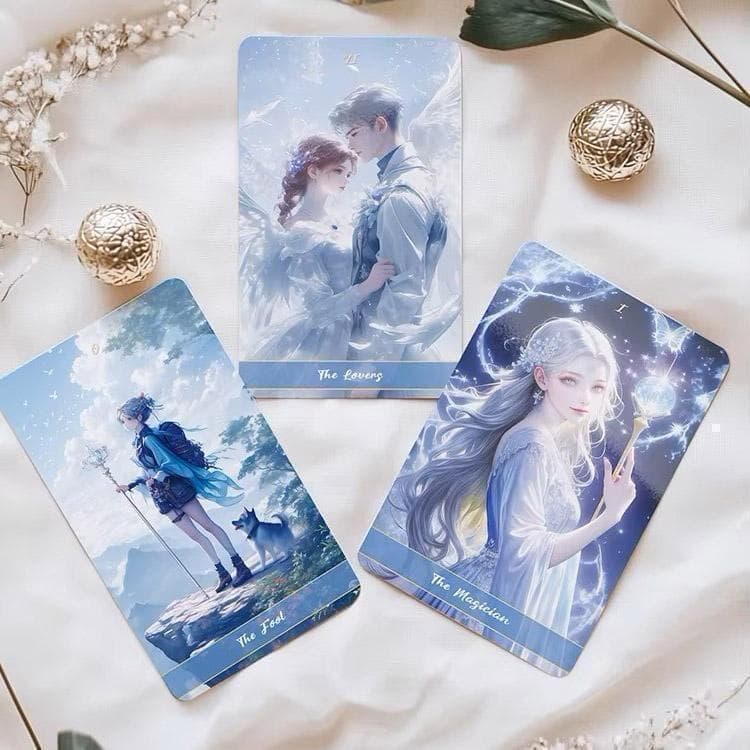 【正規品タロットカード】入手困難な海外デッキ✨クリスタルの愛のタロットカード