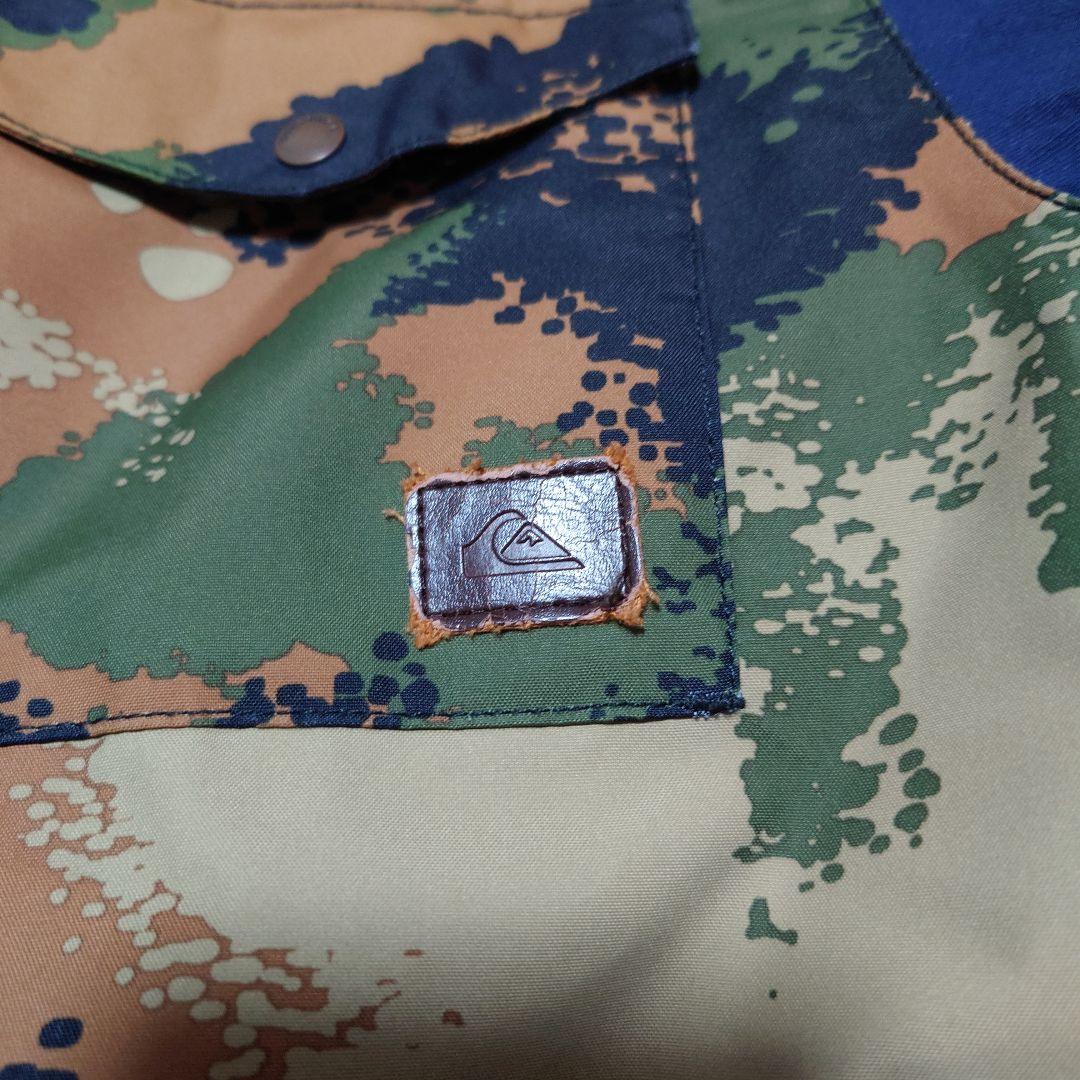 クイックシルバー　ARBN 150 迷彩柄 スノーボードウェア スキー　上下