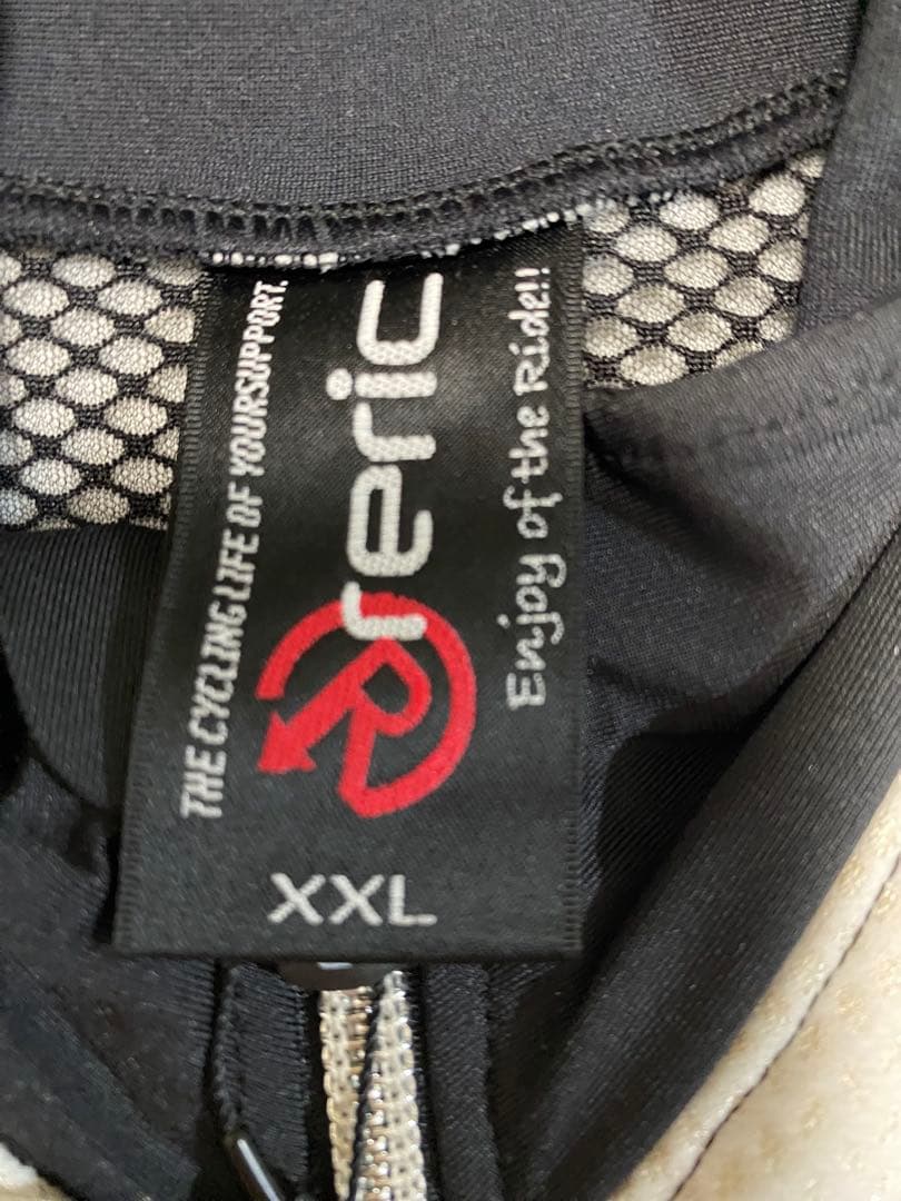 reric サイクルジャケット ホワイト/ブラック