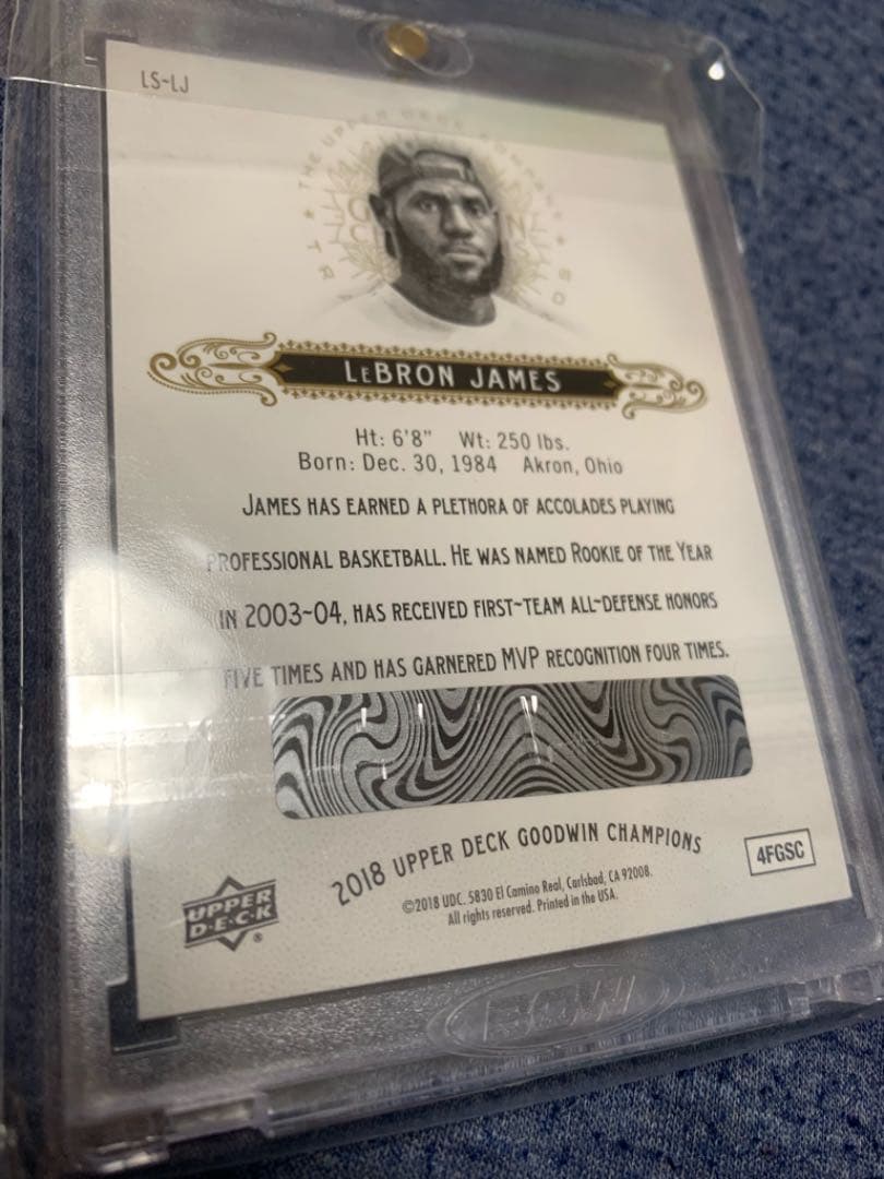 2018 Lebron James レブロン・ジェームズ 3D カード SSP