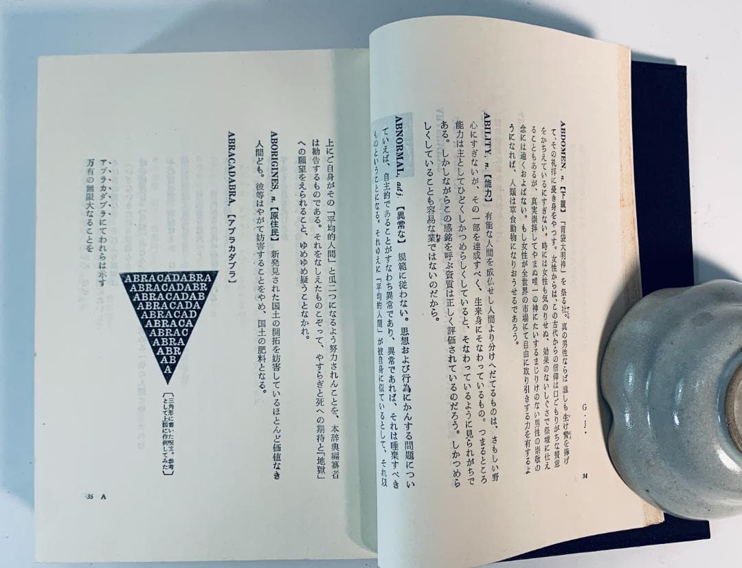 1973年、今から50年近く前の、超レア◆『悪魔の辞典』