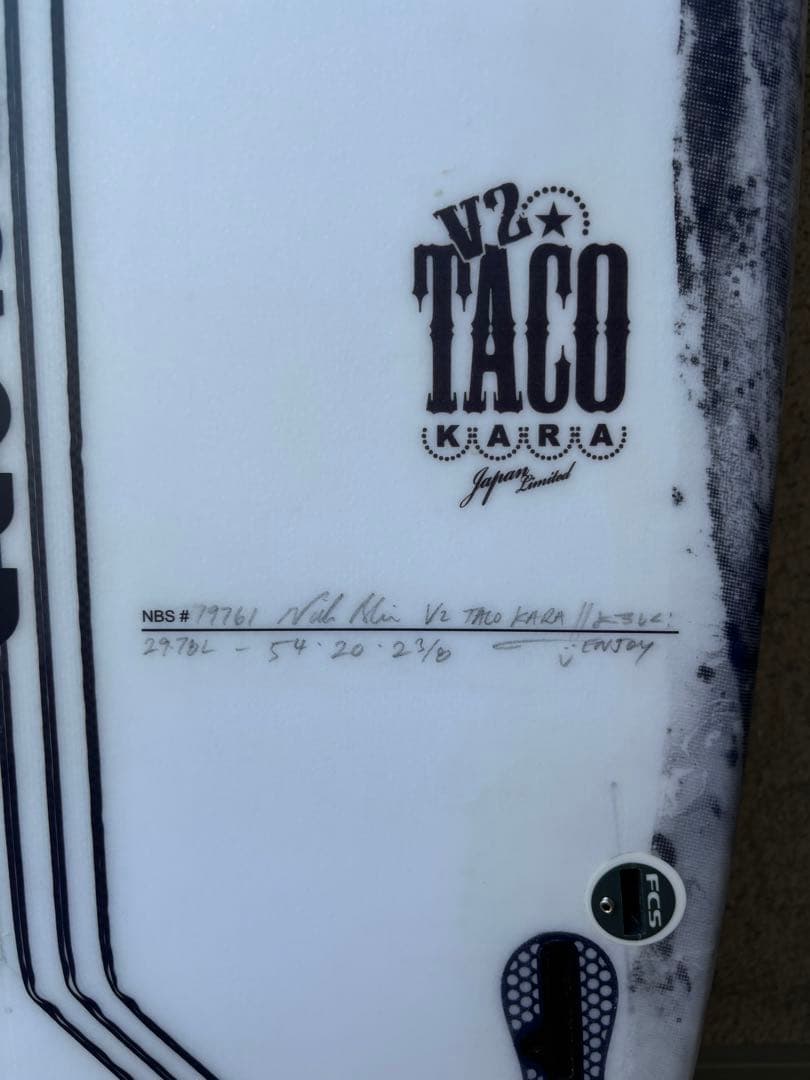 joistikサーフボード　v2タコカラ　アブストカラー