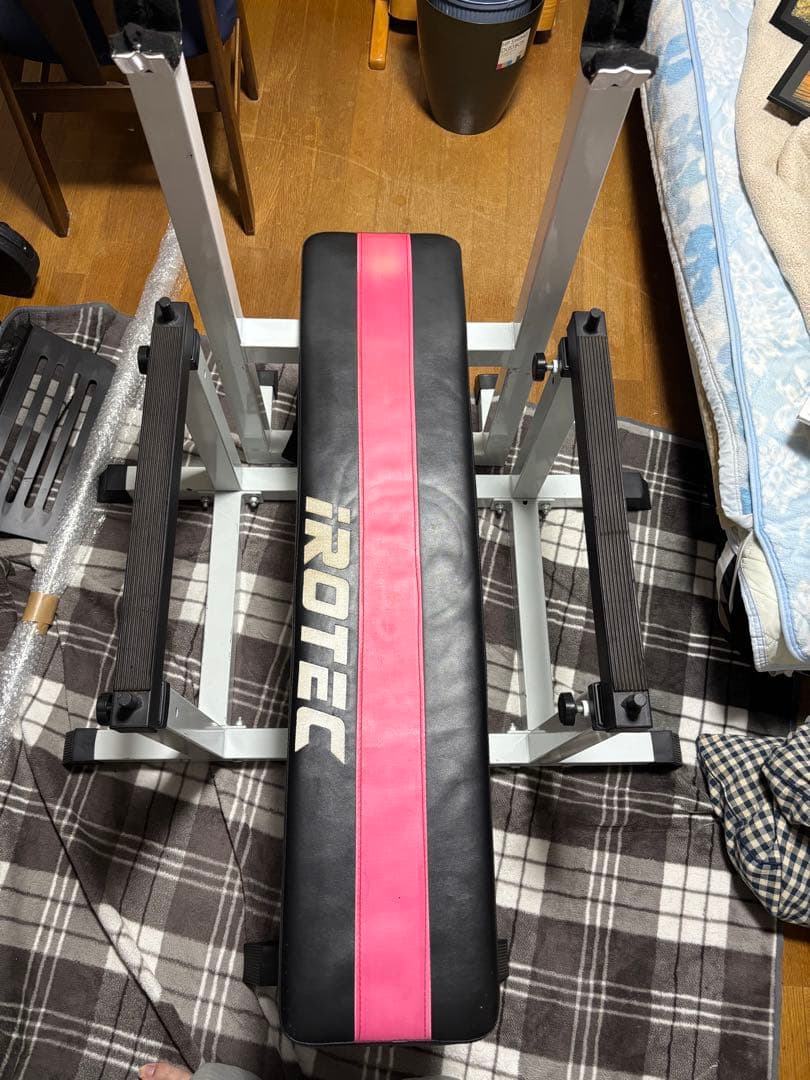 直接引き取りのみ　IROTEC バー　重り100KG セット
