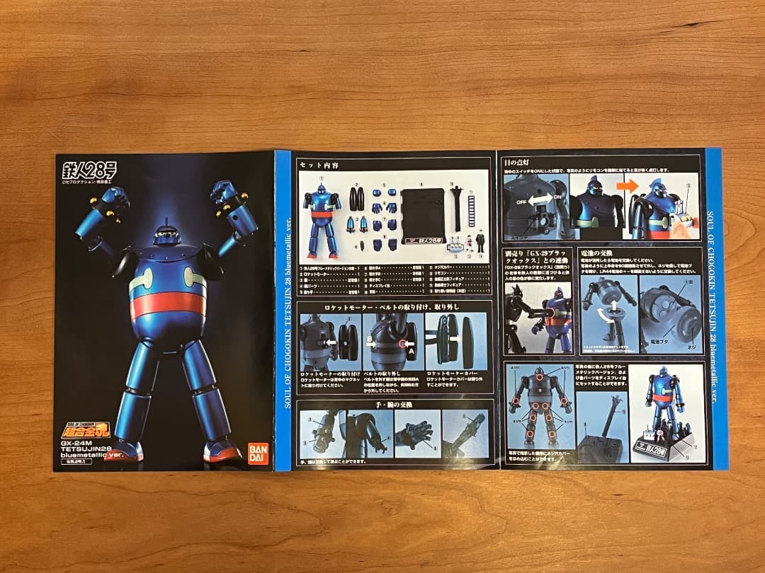 値下げ　超合金魂 GX-24M 鉄人28号　ブルーメタリック