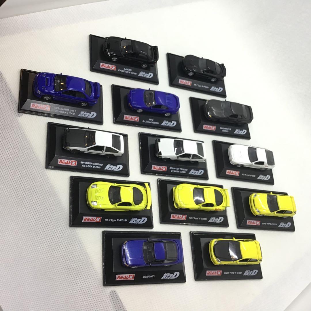 REAL-X リアルX 頭文字DイニシャルDミニカー　13台セット