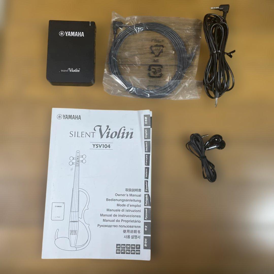 値下げしました‼️ YAMAHA サイレントバイオリン YSV104 弓・ケース付