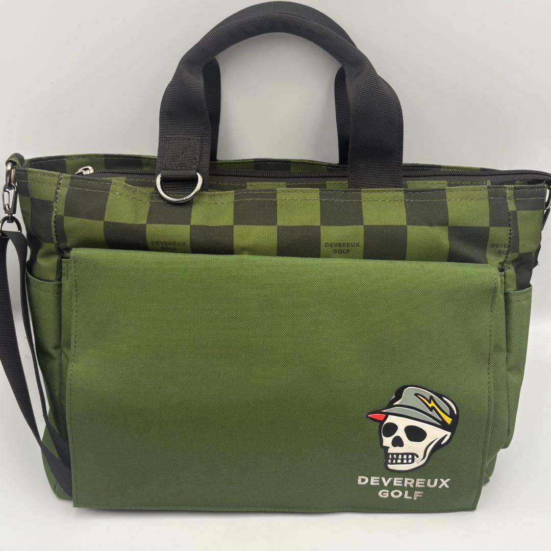 DEVEREUX GOLF スカルロゴ 2WAY トートバッグ ショルダー