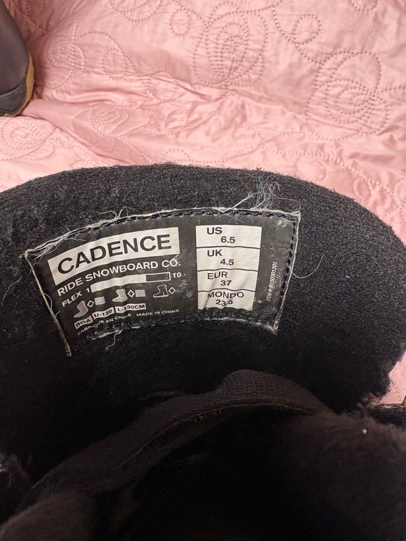 Ride Cadence ブラック スノーボードブーツ