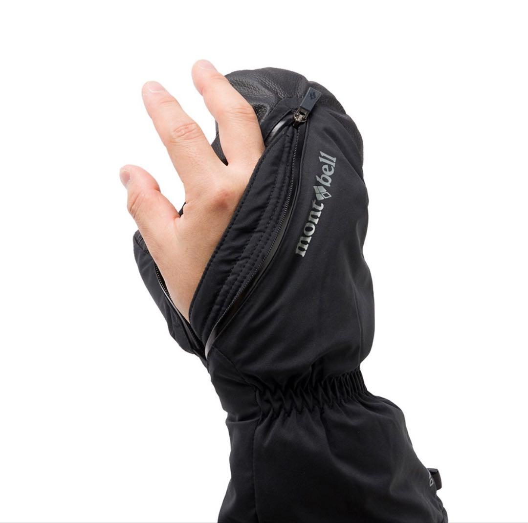 【新品未使用】mont-bell モンベル パウダー ジップミトン　手袋