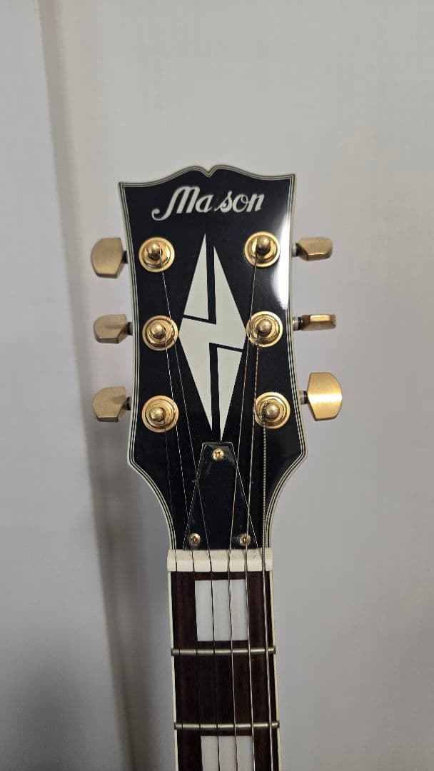 Mason ブラック エレキギター レスポールスタイル