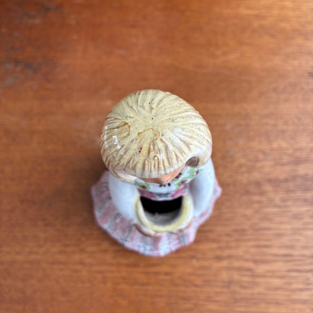 Rutebo ルーテボ フィギュア フラワーガール 北欧ビンテージ アンティーク