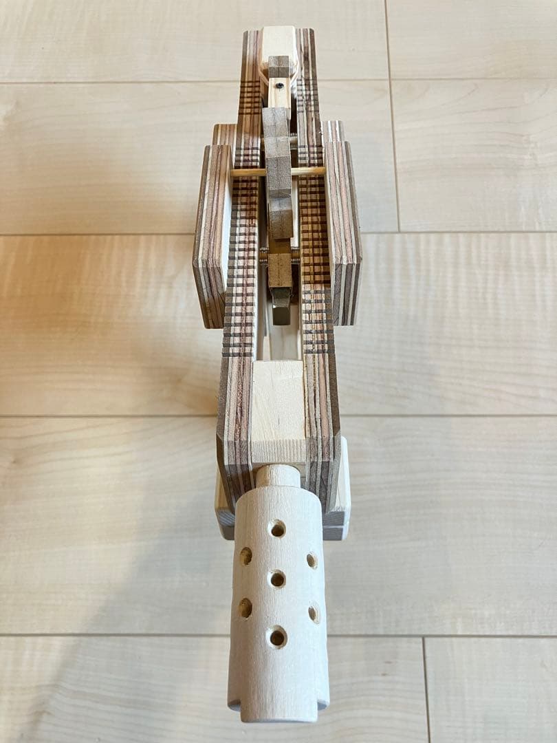 木製トイガン 3点セット　リボルバー　ベレッタ　マシンガン　ゴム鉄砲　おもちゃ