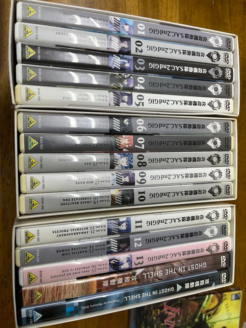 攻殻機動隊 STAND ALONE COMPLEX DVD 全巻セット＋