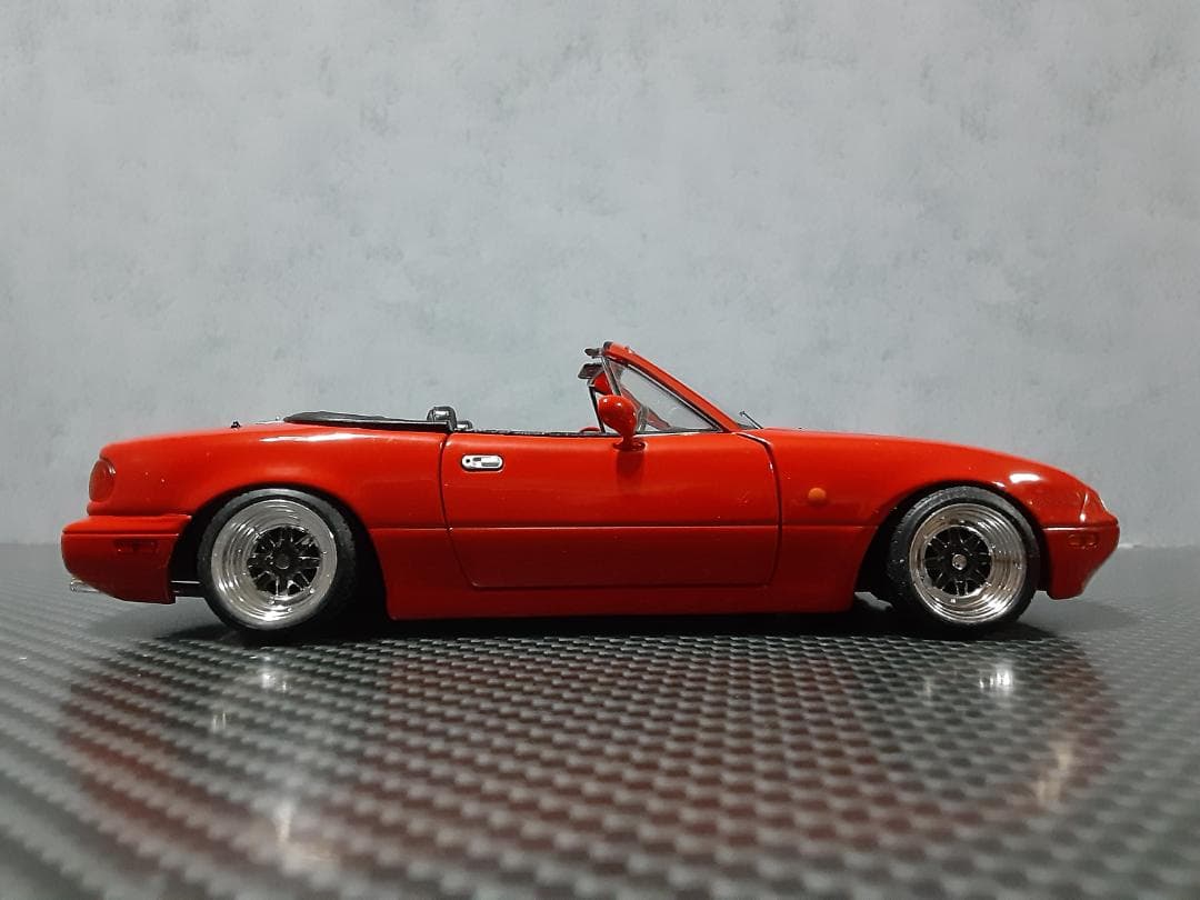 Hachette 1/24 マツダ ユーノス ロードスター カスタム改ローダウン