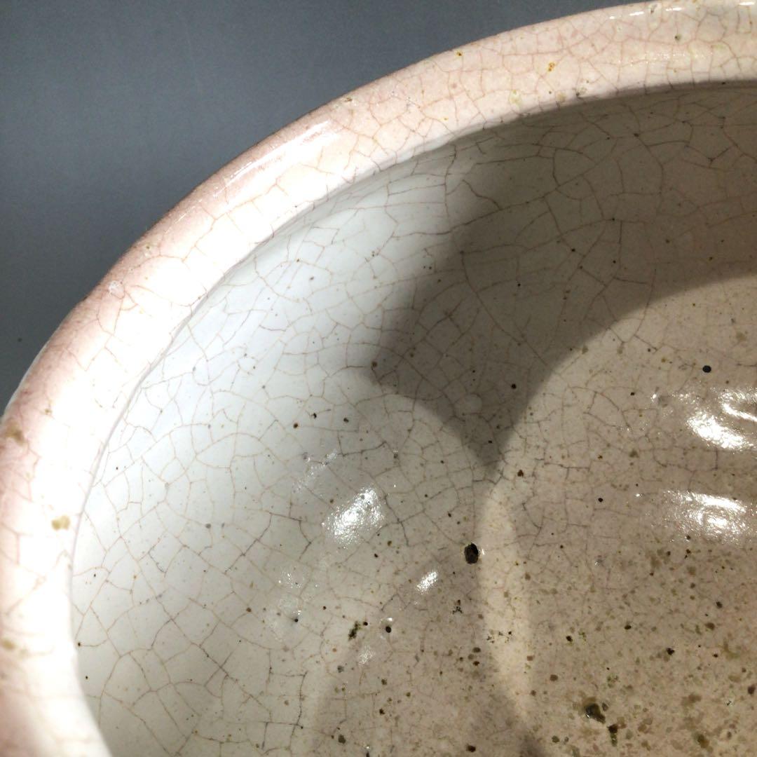 Ｐ７４４　水指　『萩焼』『厚東建信造』『大徳寺　小林太玄箱書』『捻梅水指』　共箱