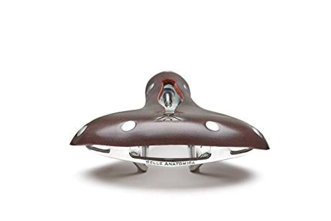 セラアナトミカ　サドル　X2 Oxblood ブラウン×シルバーレール