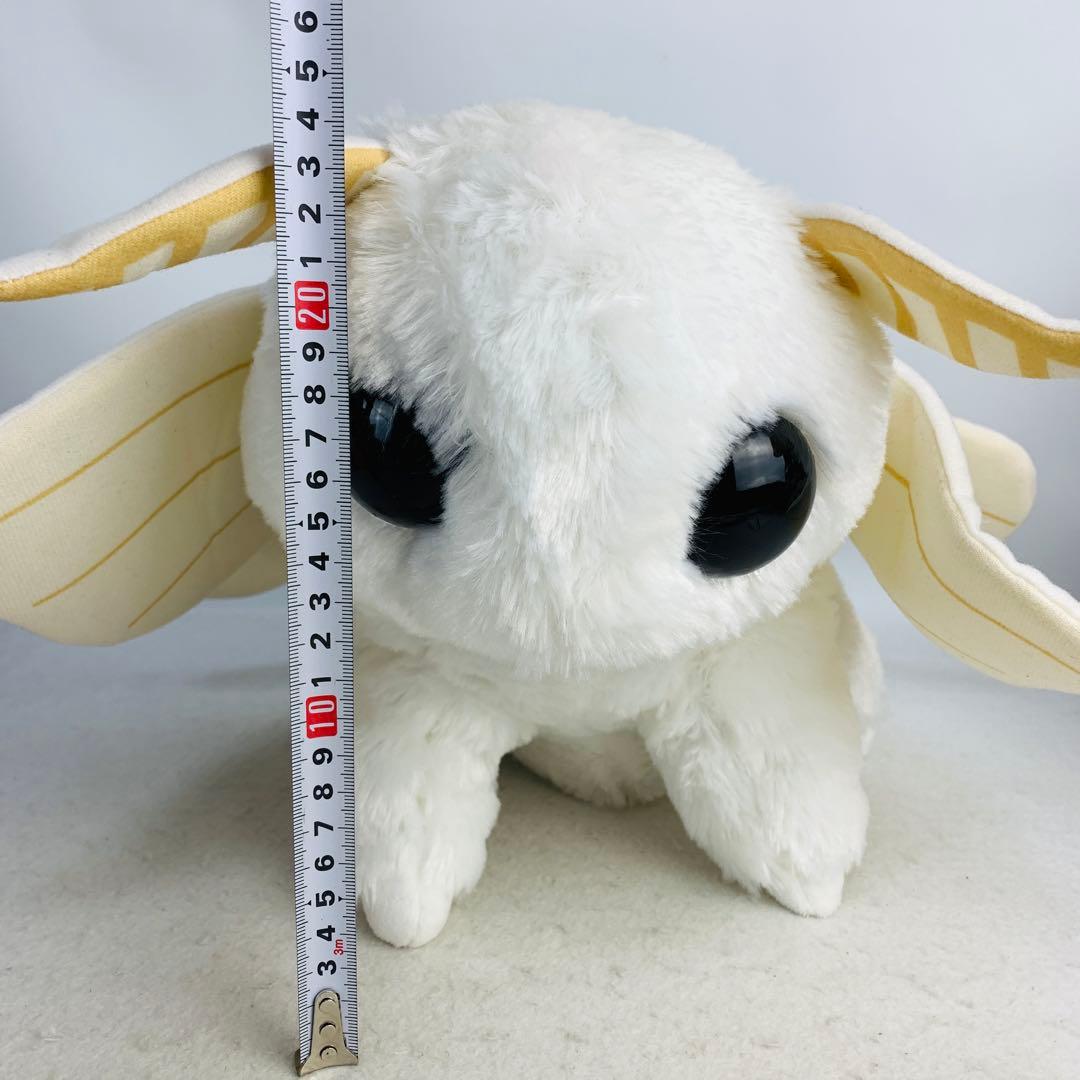 ふわふわモスちゃん　BIGぬいぐるみ　シロモ　カイコガ　白　ホワイト
