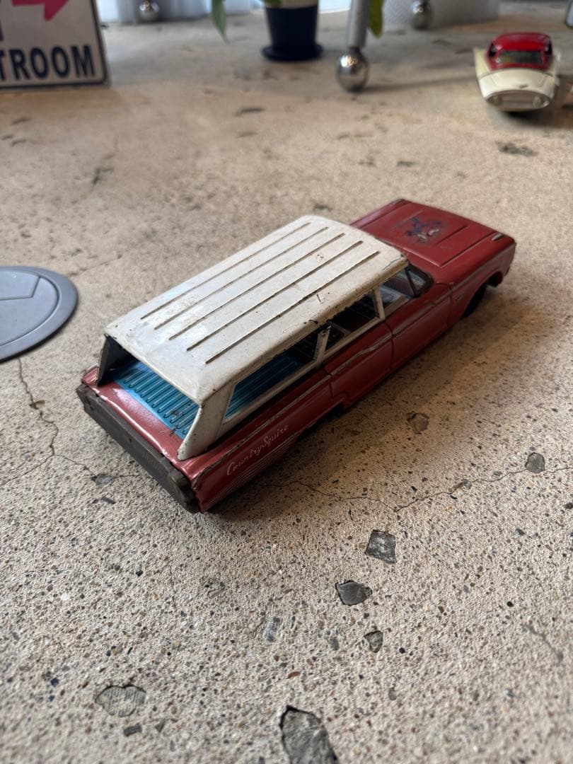 t*t様 FORD カントリースクワイヤ ブリキ 当時物 クラシックカー